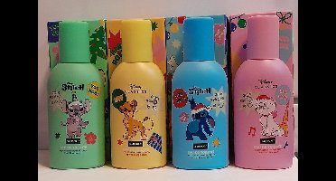 Disney - Stitch & Angel - Lion King - Aristocats - 4x30 ml Parfum Set Happy Holidays voor kinderen 4 stuks