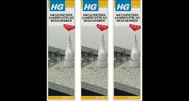 HG natuursteen aanrechtbladbeschermer - 3 Stuks + Gratis KD Spons