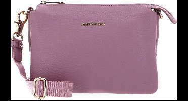 MANDARINA DUCK Leren schoudertas Mellow Leather Crossbody Bag Lilac Rose paars