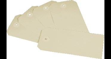 Raadhuis labels - 55x110mm - chamois - 1000 stuks - papieren labels - papier etiket - RD-351168