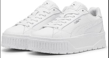 PUMA Karmen II L Dames Sneakers - Puma White-Puma White-Puma Silver