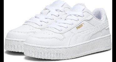 PUMA Carina Street PS Meisjes Sneakers - PUMA White-PUMA White-PUMA Gold