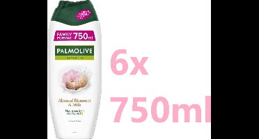 Palmolive Douchegel Almond Blossom &Almond Milk - 6 x 750 ml - Voordeelverpakking