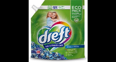 Dreft Vloeibaar Wasmiddel Ochtendfris Navulverpakking 28 Wasbeurten - 1,26 liter