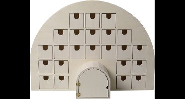 Artemio Adventskalender iglo 44,5x15,5x32 cm