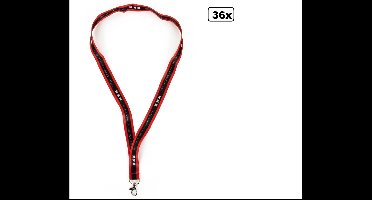 36x Keycord Amsterdam - Thema feest festival uitdeel koord party 020