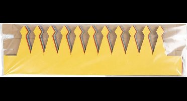 Creativ Company karton kroon knutselset - kleurrijk speelgoed 25 stuks.