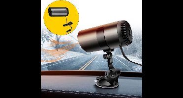 ApexArte® Auto Verwarming Ventilator - Auto Kachel 12 Volt - Heater - Ontdooier - 360 Graden Rotatie - Zwart