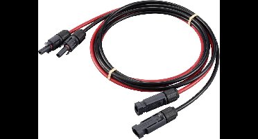 Sygonix SY-6408032 Verlengkabel 4 mm² Solarstecker (Stecker und Buchse) Kabellengte 3 m