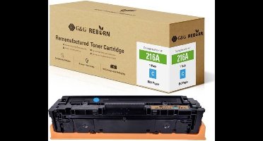 G&G Toner vervangt HP 216A Compatibel Cyaan 850 bladzijden Reborn remanufactured 21290