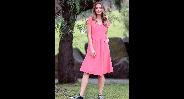 4PRESIDENT Meisjes jurk - Neon Bright Yellow - Maat 152 - Meisjes jurken