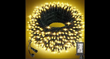 oCreon Kerstlichtsnoer 50M 1000LED 8 Modi Waterdicht Voor Binnen en Buiten [Energieklasse A]