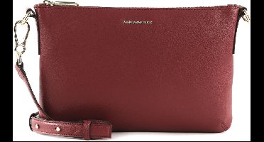 MANDARINA DUCK Leren Schoudertas Luna Pochette Rhubarb Donkerrood
