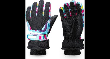 oCreon Skihandschoenen voor Kinderen - Waterdicht - Winddicht & Warm Fleece voor 4-13 Jaar