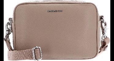 MANDARINA DUCK Leren Schoudertas Mellow Leather Crossbody Camera Bag Warm Taupe