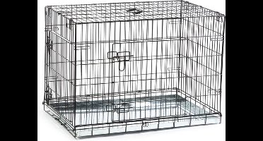 Beeztees - Hondenbench - 2 Deurs - Zwart - L - 89x60x66 cm