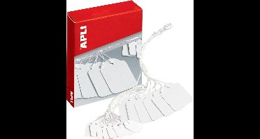 Apli draadetiketten ft 8 x 19 mm (b x h) (381), doos van 1.000 stuks