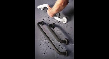 Wandbeugel in staal & antislip - 60 cm - Antraciet (donker grijs) - Adhome