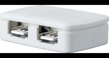 3 Stuks  Function YourLED connectiebox 4-voud wit kunststof 70203