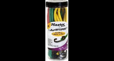 Jar of 12 Twin Wire bungees  (4*60+ 4*80+ 4*100)double reverse hook