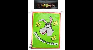 Vlaggenlijn dun ezelskop 10m