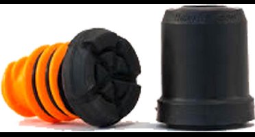 Flexyfoot stokdop   - 25 mm zwart