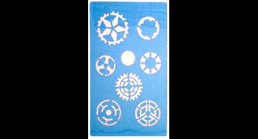 Schmink sjabloon Steampunk tandwiel 1