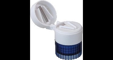 Pill Aid - Pillendoos Tabletsplitter - Vergruizer - Blauw