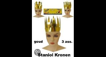 Staniol kroon goud