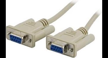 Deltaco DEL-25C 10m Beige seriële kabel