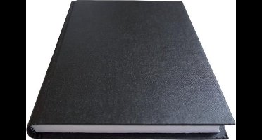 Schrift met harde kaft a5 400blz lijn zwart