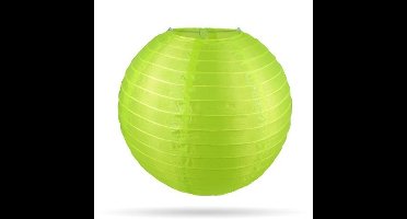 Lampion nylon limoen 25 cm | 10 stuks
