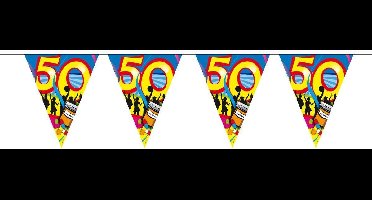 50 Jaar Vlaggenlijn Swirls 10 meter
