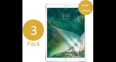Screenprotector geschikt voor iPad 2017 / 2018 / Air 1 / Air 2 / Pro 9.7 - Glas PET Folie - 3 Stuks