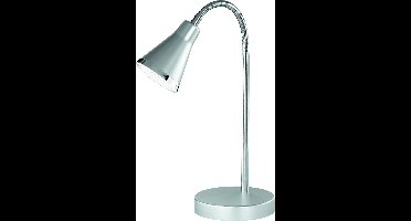 REALITY ARRAS - Tafellamp - Bureaulamp - Titanium - incl. 1x SMD 4W - Snoerschakelaar - Flexibel