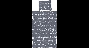 Dekbedovertrek Sweet Dreams anthr./wh. 240 x 220