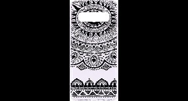 Shop4 - Geschikt voor Samsung Galaxy S10e Hoesje - Zachte Back Case Mandala Zwart