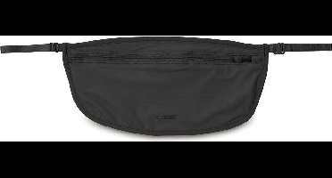 Pacsafe Geheime Heuptas - 13 x 27 x 0.3 cm - RFID-blokkerend - Waterafstotend - Wasbaar - Zwart