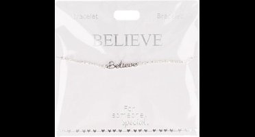 Depesche armband zilver plated voor kinderen - schakelarmband 20 cm.