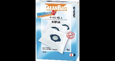 CleanBag stofzuigerzakken 4 stuks - Geschikt voor Nilfisk GA70 GM80 GM90 GS80 GS90