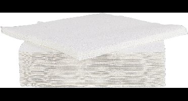 Cosy&Trendy For Professionals Servet - Papier - 38 cm - Wit - Set-40