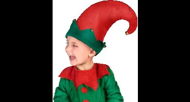 Vegaoo - Elfen muts met belletjes voor kinderen