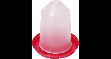 Plastic vogelvoersilo van 3 kilogram.