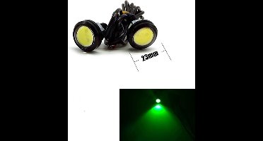 23MM LED - Eagle Eye - Groen - Waterproof