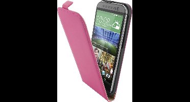 Mobiparts Premium Flip Case HTC One (M8) Pink