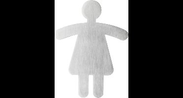 RVS Pictogram Symbool 120x90mm dames