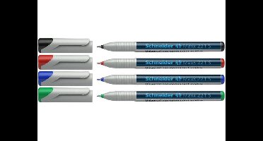 Schneider universele non-permanent marker - Maxx 221 - S - 4 stuks assorti - S-112594