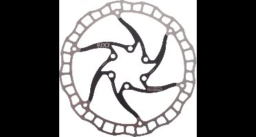 Elvedes Remschijf 160 Mm 6 Gaats Zwart /zilver Staal