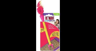 Kong Connects - Kat - Speelgoed - Catnip - Roze met Geel