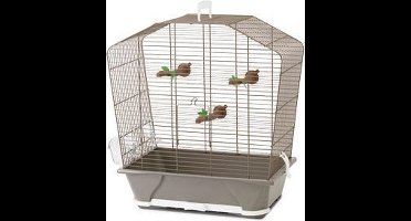 Vogelkooi Camille 30 Savic (grijs/wit, 45 x 25 x 48 cm